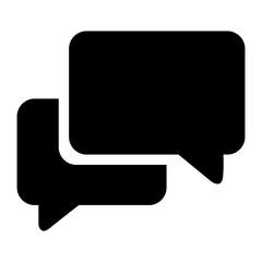 Naklejka premium Message Icon illustration internet text vector chat