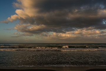 astiglione della Pescaia Tuscany, Italy - sunrise at the beach