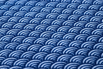 青海波の日本手拭い