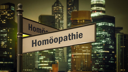 Obraz premium Schild 373 - Homöopathie