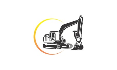 Back hoe logo