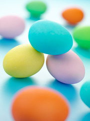 MULTI COLOURED EASTER EGGS