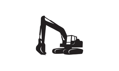 Back hoe vector
