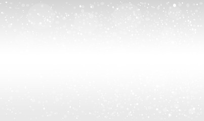 Snowfall. Falling snowflakes. Christmas snow. Vector illustration.