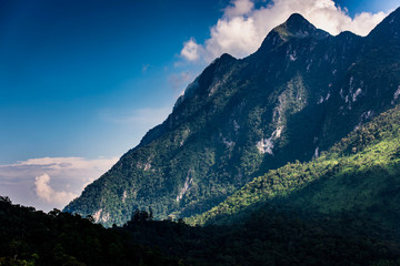 Landscape at Doi Luang Chiang Dao, High mountain in Chiang Mai Province, Thailand