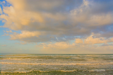 astiglione della Pescaia Tuscany, Italy - sunrise at the beach