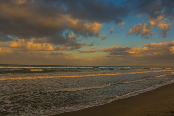 astiglione della Pescaia Tuscany, Italy - sunrise at the beach