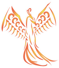 soaring Phoenix vector