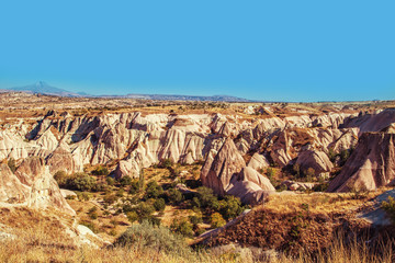The unearthly landscape of Cappadocia.