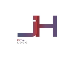 Obraz premium JH Initial Logo for your startup venture