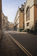 Fototapeta na wymiar Street in Oxford