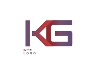 KG Initial Logo for your startup venture