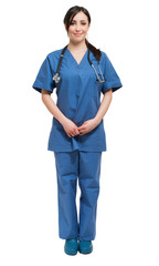 Nurse full length portrait