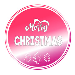 Merry Christmas vector text Calligraphic Lettering design card template. Creative typography for Holiday Greeting Gift Poster. Calligraphy Font style Banner. EPS10
