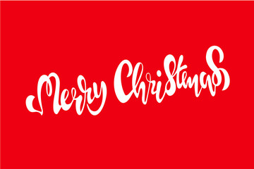Merry Christmas vector text Calligraphic Lettering design card template. Creative typography for Holiday Greeting Gift Poster. Calligraphy Font style Banner. EPS10