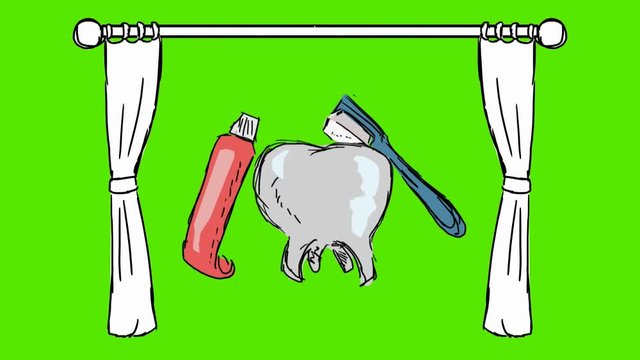 Dental Care - 2D hand drawn animation