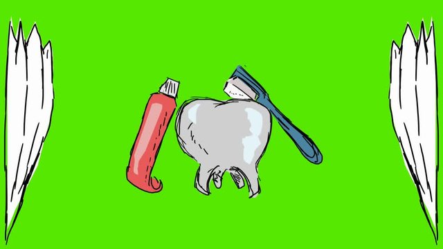 Dental Care - 2D hand drawn animation