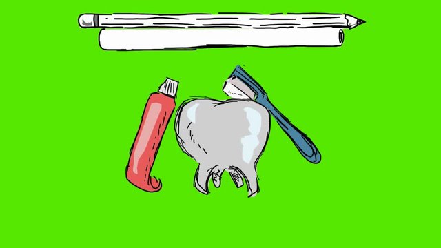 Dental Care - 2D hand drawn animation