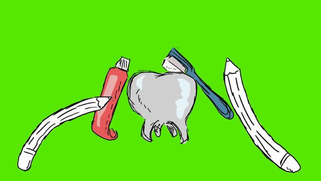 Dental Care - 2D hand drawn animation
