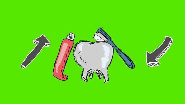 Dental Care - 2D hand drawn animation