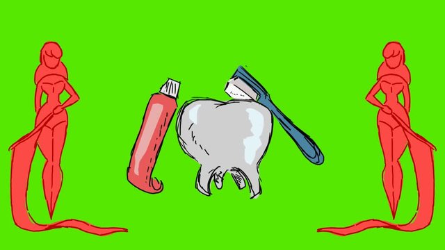 Dental Care - 2D hand drawn animation