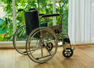 Wheelchair seat of the hand wheel. To propel itself the main component is seated at the foot wheel,...