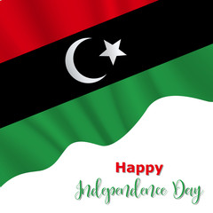 24 December; Libya Independence Day background