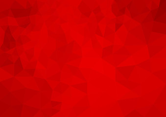 Red geometric texture. Christmas background