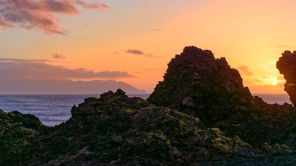 Sonnenuntergang über Teneriffa