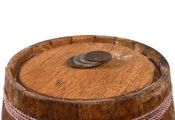 barrel isolated on white background