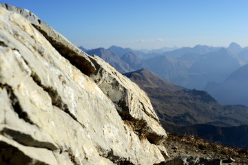 Allgäuer Alpen - Blick vom Nebelhorn 