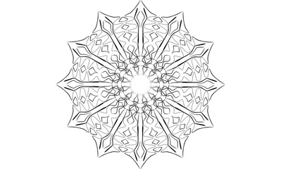 vector illustration of flower