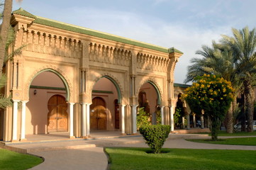 Fototapeta na wymiar Architecture marocaine, palais, Maroc