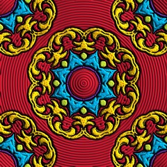 3D render plastic background tile