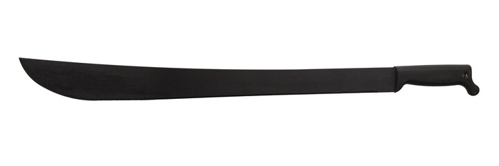 Obraz premium black machete isolated on white