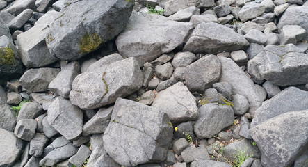 Stones and rocks texture.