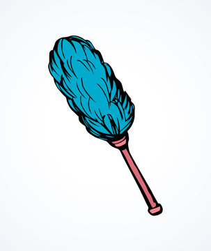 recommend clip art: Duster brush . Vector drawing