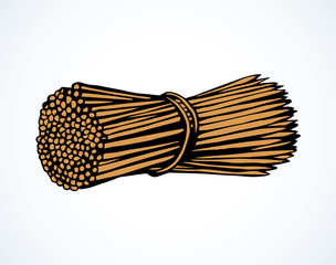 Toothpicks. Vector drawing
