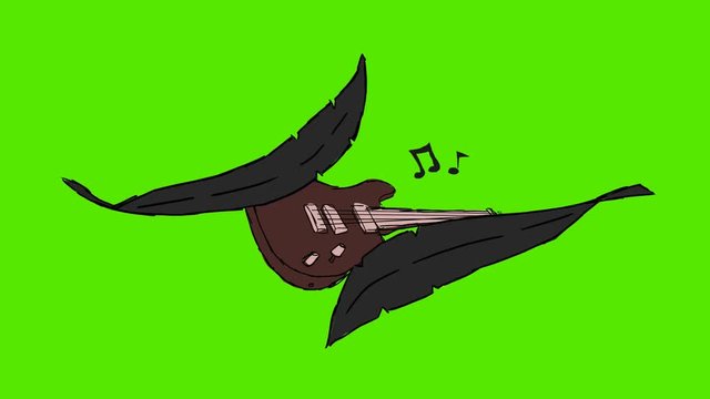 Guitar - 2D hand drawn animation