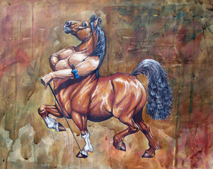 Unusual centaur.