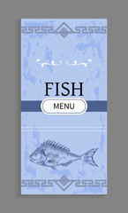 Interesting Idea for Fish Menu with Decoration