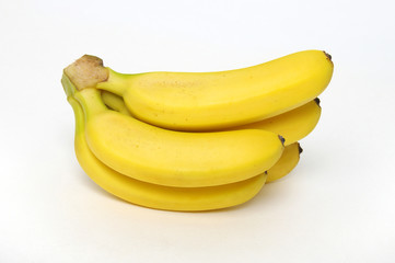 Banana baby on white