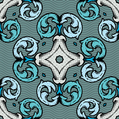 Ornament pattern vector tile