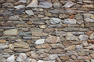 Stone wall surface texture close up detail