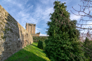 Medieval castle of Chaves in Portugal