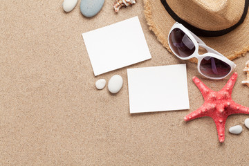 Travel vacation accessories and photo frames