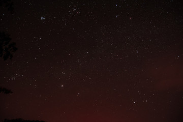 stars on black background