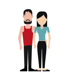 Young couple avatar