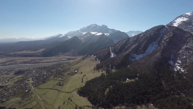 Caucasus. Darial gorge. District Balta village.