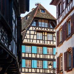 Old traditional houses in Strasbourg